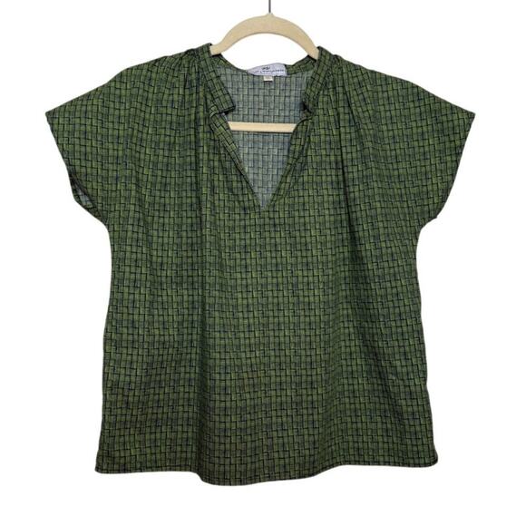 Never a Wallflower Green Short Sleeve Top Sz. XS - Picture 1 of 3